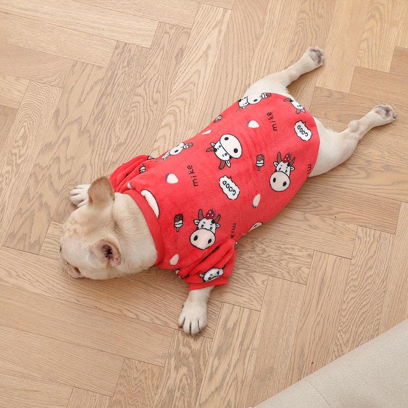 French Plush Pajamas For Fashionable Pets