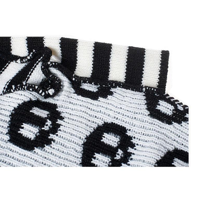 Skull Dog Halloween Sweater - Spooky Pet Fashion For All Seasons