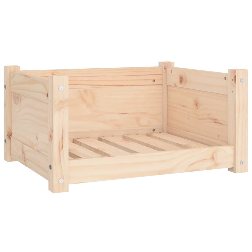 NNEVL Dog Bed 55.5x45.5x28 cm Solid Pine Wood